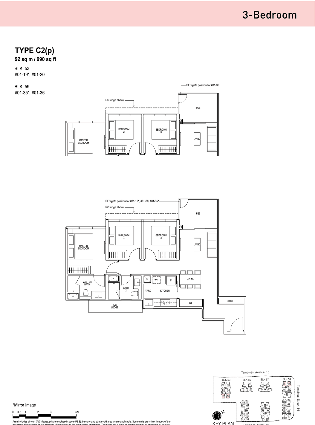 Floor plans · 3-Bedroom (3 of 4)